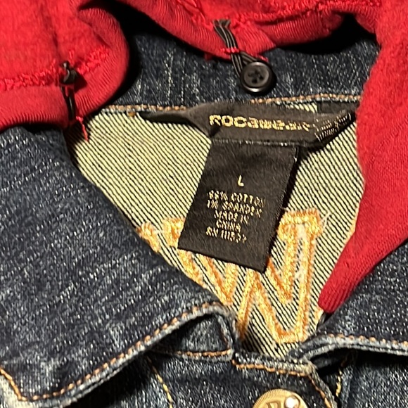 ROCAWEAR Vintage removable hooded denim jacket - Picture 6 of 13